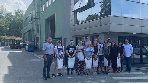 Students from Weiden visited our company